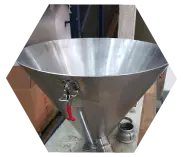 Componente ensamblado de acero pulido - fabricación de precisión